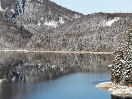 Schwarzensee im Winter