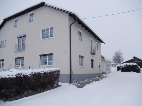 Haus im Winter