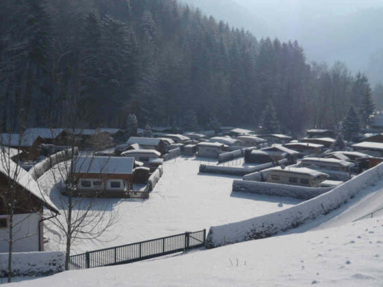 Winter am Campingplatz Pfaffenlehen