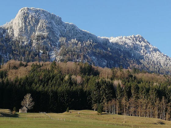 Blick auf die Berge