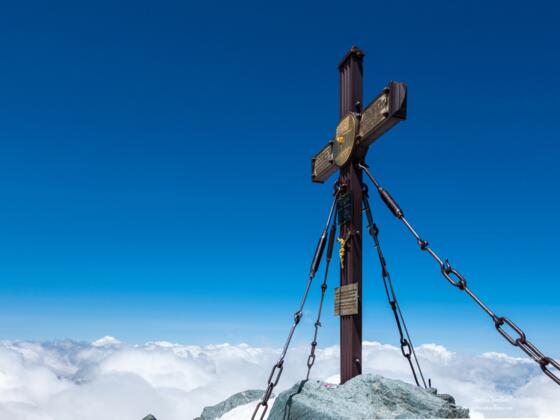 Top of Austria über den Wolken.
