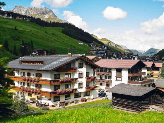 Lavendel im Sommer mit dem Karhorn im Hintergrund