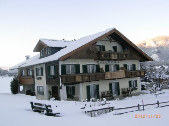 Winter in der Pension Haus am Wald