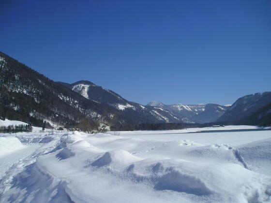 Winterwandern rund um den Hintersee in Faistenau