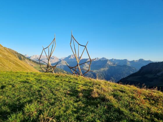 Land Art-Installation von Matthias Würfel