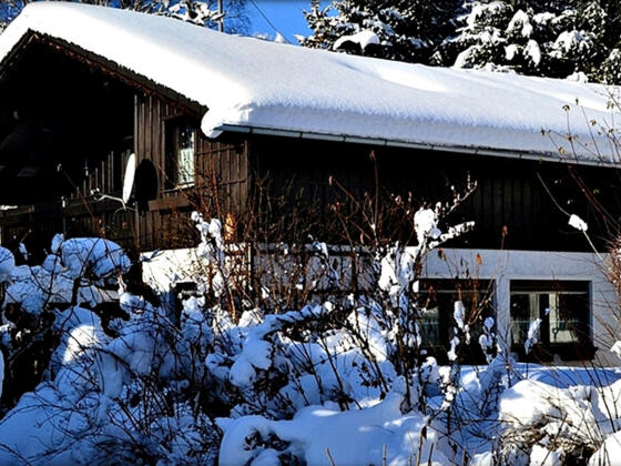 Haus im Winter