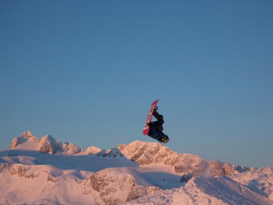 Freeride am Krippenstein in Obertraun
