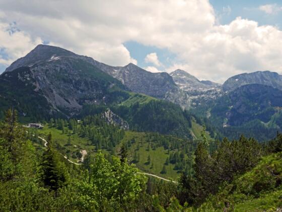 Blick zum Hagengebirge