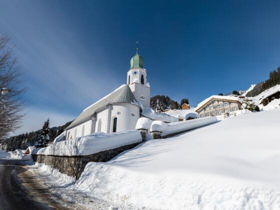 Ausgangspunkt dieser Tour, die Kirche in Fontanella