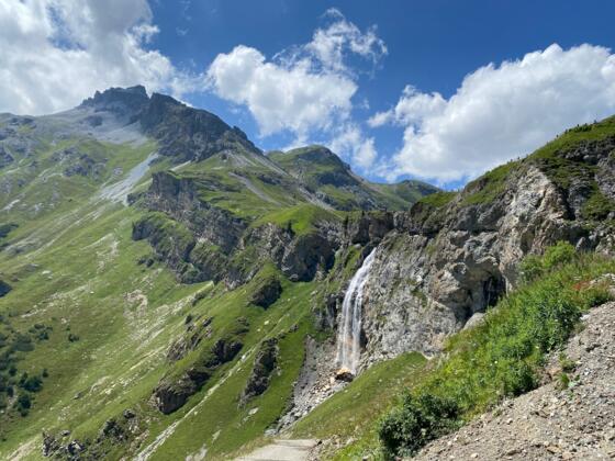 Wasserfall im Schliniger Tal