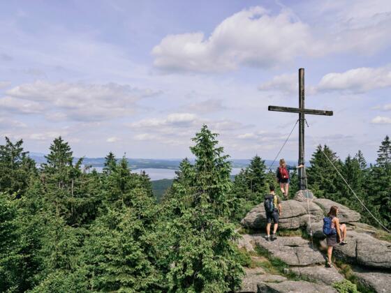 Böhmerwald Wandern Bärenstein Aussicht