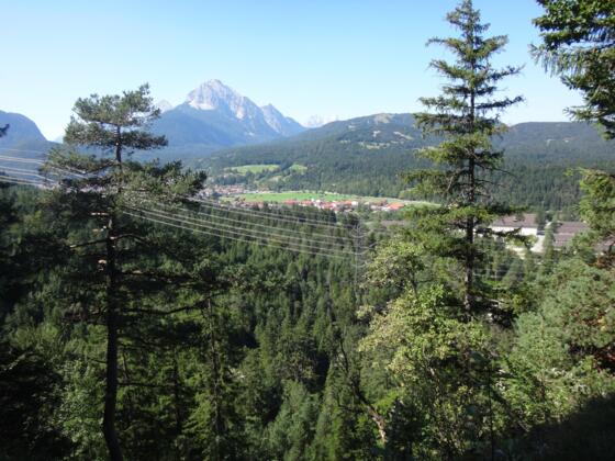Blick über Mittenwald