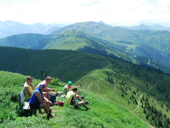 Blick von der Gabel Richtung Penkkopf und Gründegg