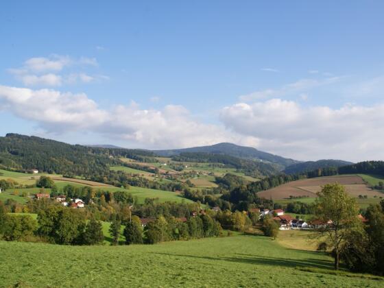 Blick von Bachersgrub nach Obermühlbach