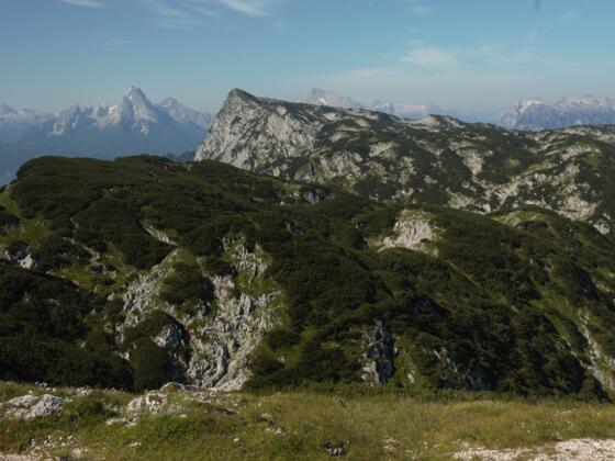 Ausblick von der Hochfläche des Untersbergs