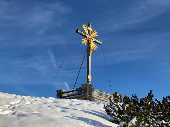 Gipfelkreuz am Wank