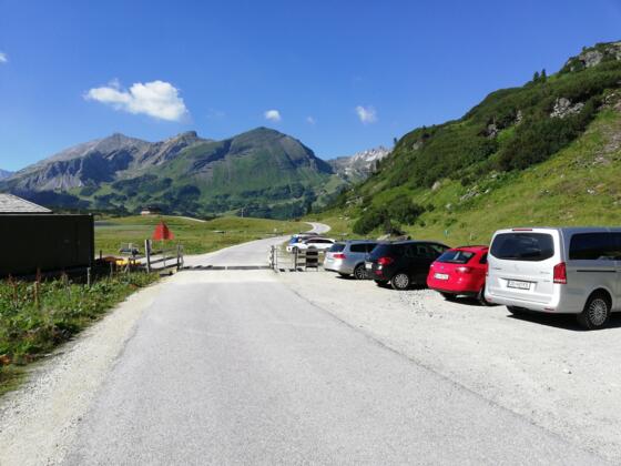 Ausgangspunkt - Parkplatz beim Hundsfeldsee