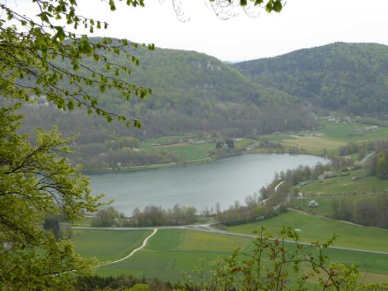 Blick vom Jungefernsprung auf den Happurger See