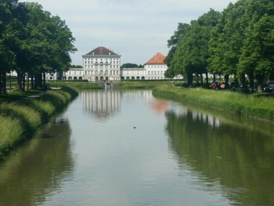 Nymphenburger Kanal und Schloss