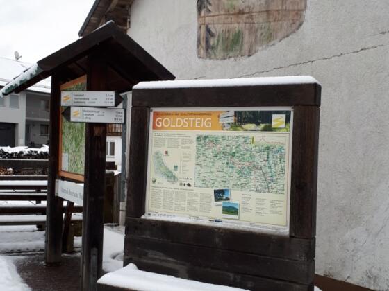 Goldsteiginfotafel in Zenting