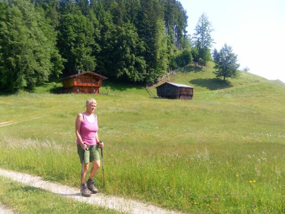 Kochhütte im Sattel