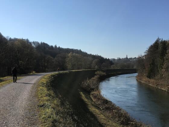 Isartal mit Blick auf Pullach