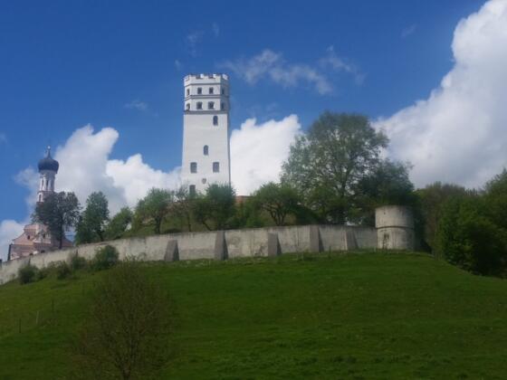Schloss von Markt oberhalb der Schmutter