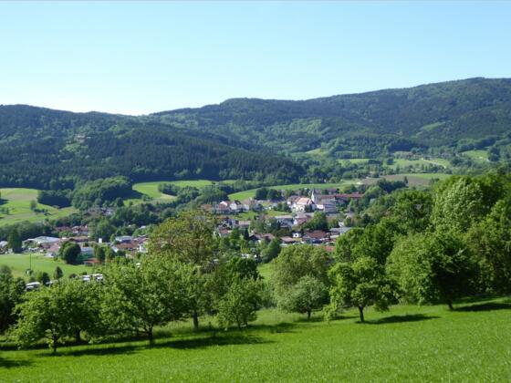 Blick auf Bernried