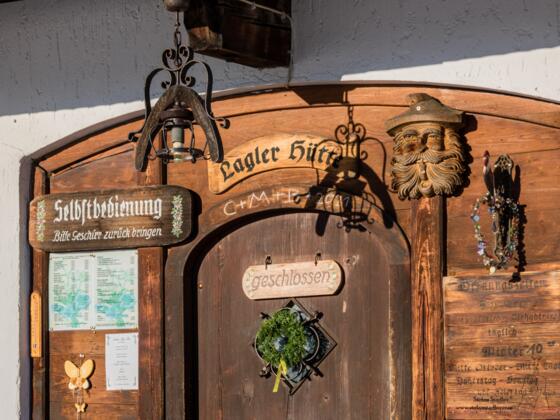 An der Laglerhütte.