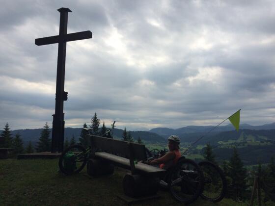 Geandioser  Blick vom Grat der Kugelrunde
