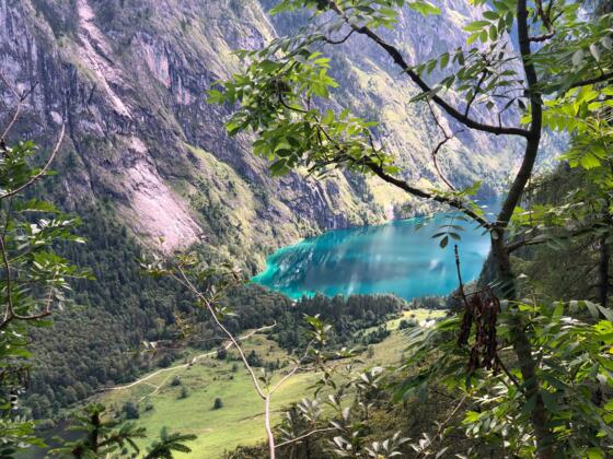 Blick vom Sagerecksteig auf den Obersee