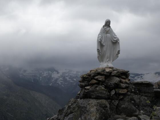 Maria in weis nach der Olpererhütte