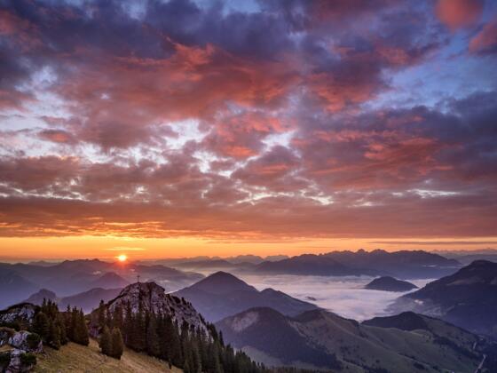 Blick auf Kasererwand, Wildalpjoch