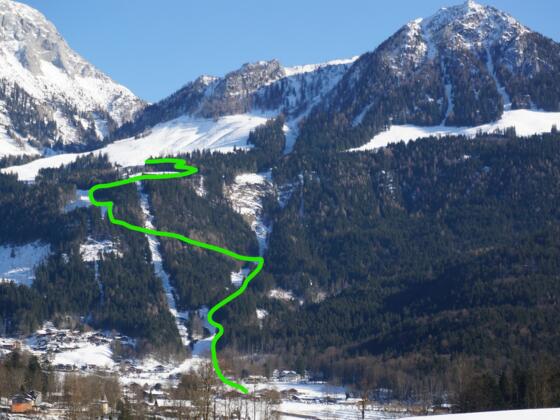 Verlauf Vertical Jennerstier 2017