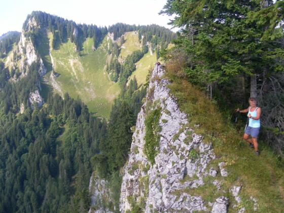Gratabstieg vor Heuraffelkopf