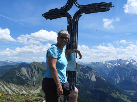 Am Gipfel des Türtschhorns