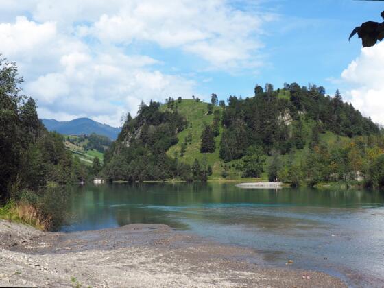 Am Ende vom Klammsee mit Bürgkogel