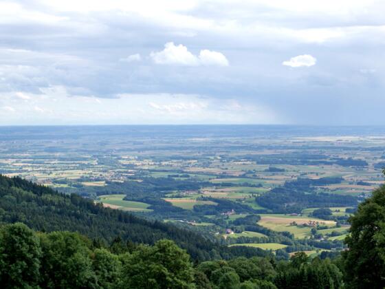 Aussicht vom Berggasthof Grandsberg