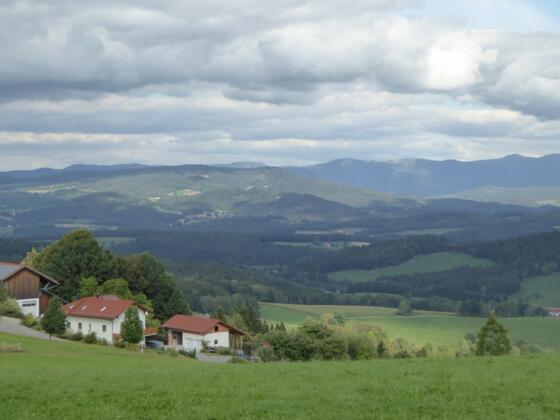 Blick von Kollnburg in den Bayer. Wald