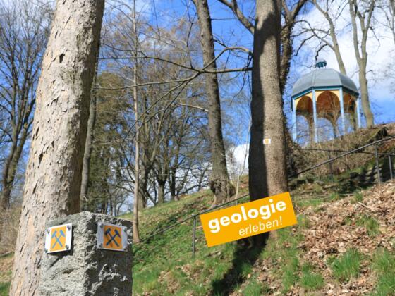 Der Geopfad im Stadtpark Theresienstein