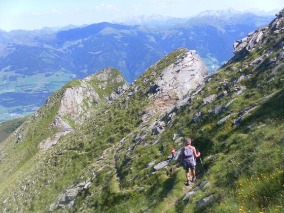 Nordgratzacken im Abstieg
