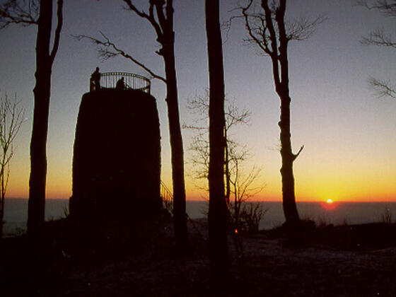 Der Aussichtsturm bietet einen phantastischen Ausblick.