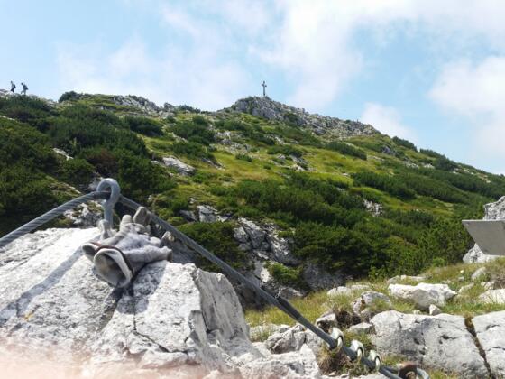 Ausstieg vom Klettersteig