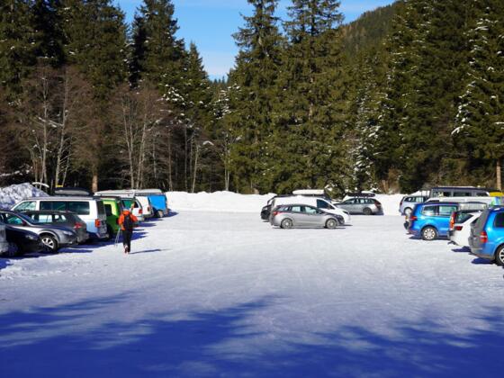 Parkplatz Lager Walchen