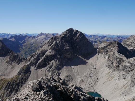Blick auf den Großen Krottenkopf von der Marchspitze