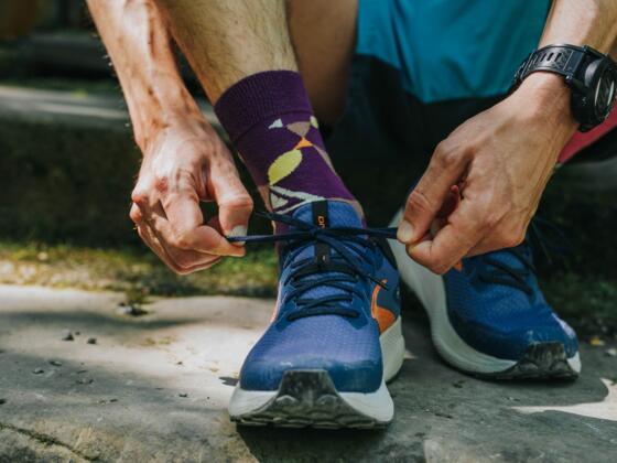 Mit den Brooks Divide 4 beim Trailrun auf den Mittag