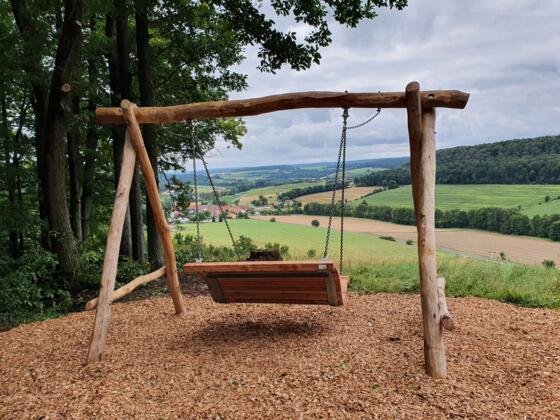 Panoramaschaukel auf dem Steinberg