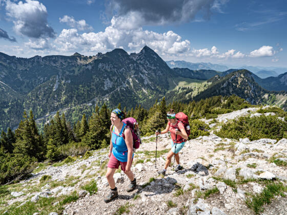 Über die Hochsalwand geht es zum Wendelstein.