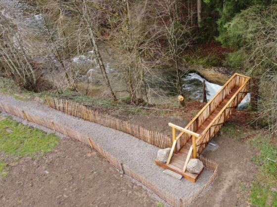 Station Aussichtsplattform über die Eschach