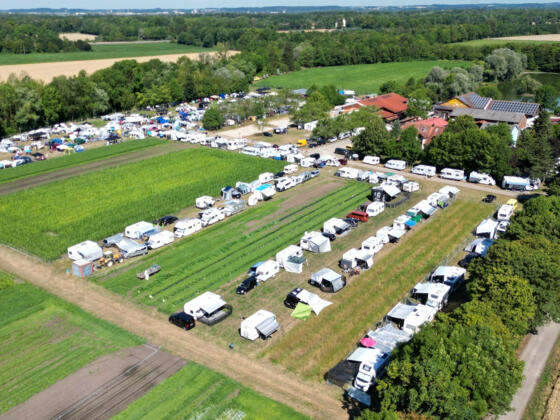 Campingplätze am Hausler-Hof in Hallbergmoos